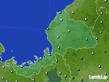 福井県のアメダス実況(降水量)(2025年06月14日)