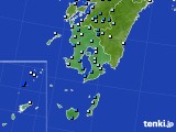 鹿児島県のアメダス実況(降水量)(2025年06月14日)
