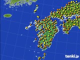 九州地方のアメダス実況(気温)(2025年06月14日)